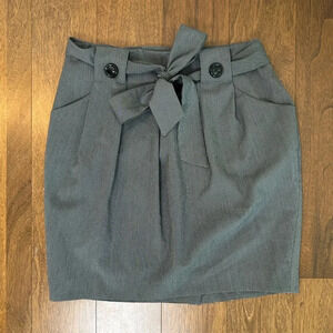 Grey Skirt from French Brand Morgan Sz. 40 (US 8)